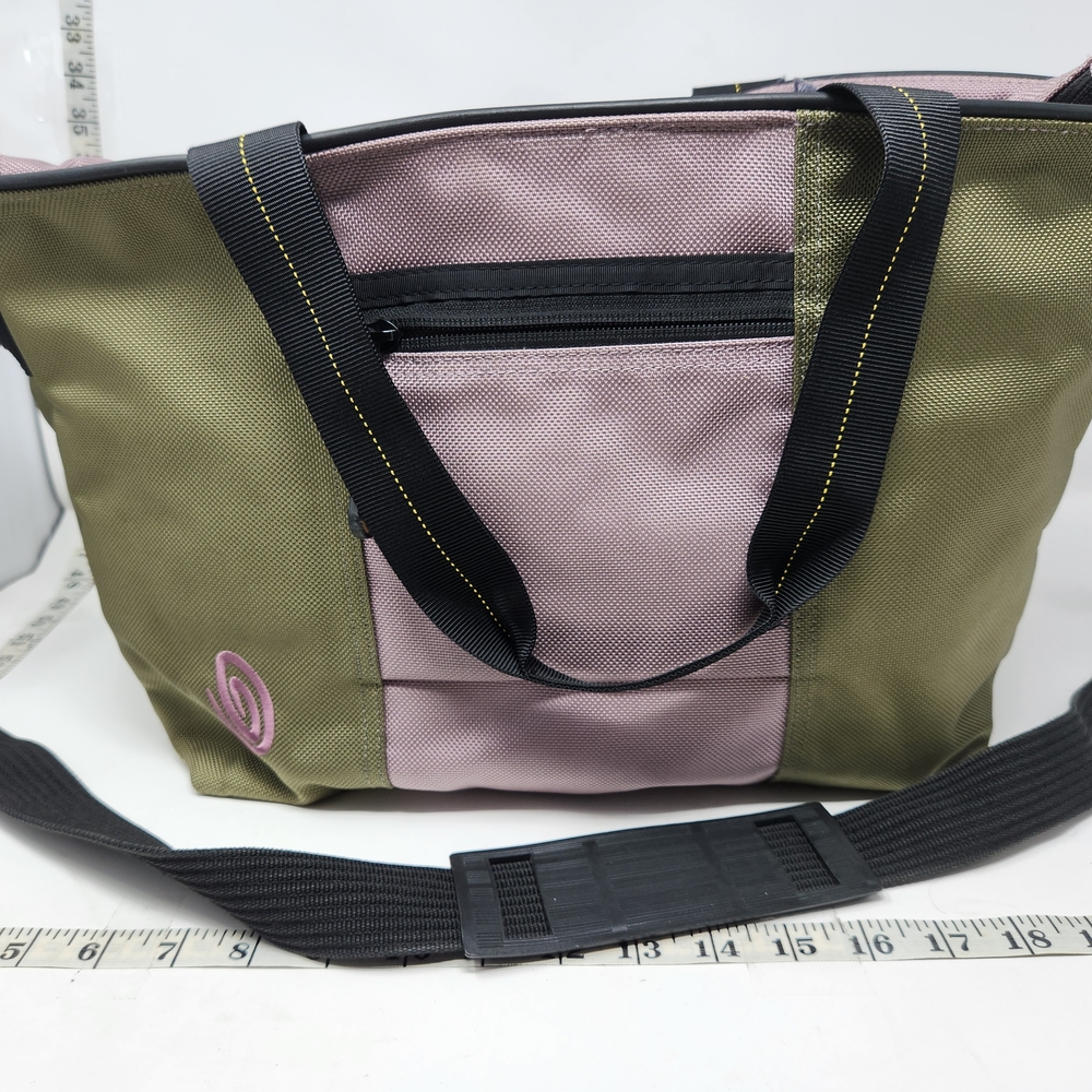 Timbuk2 Olive and Pink Tote Bag